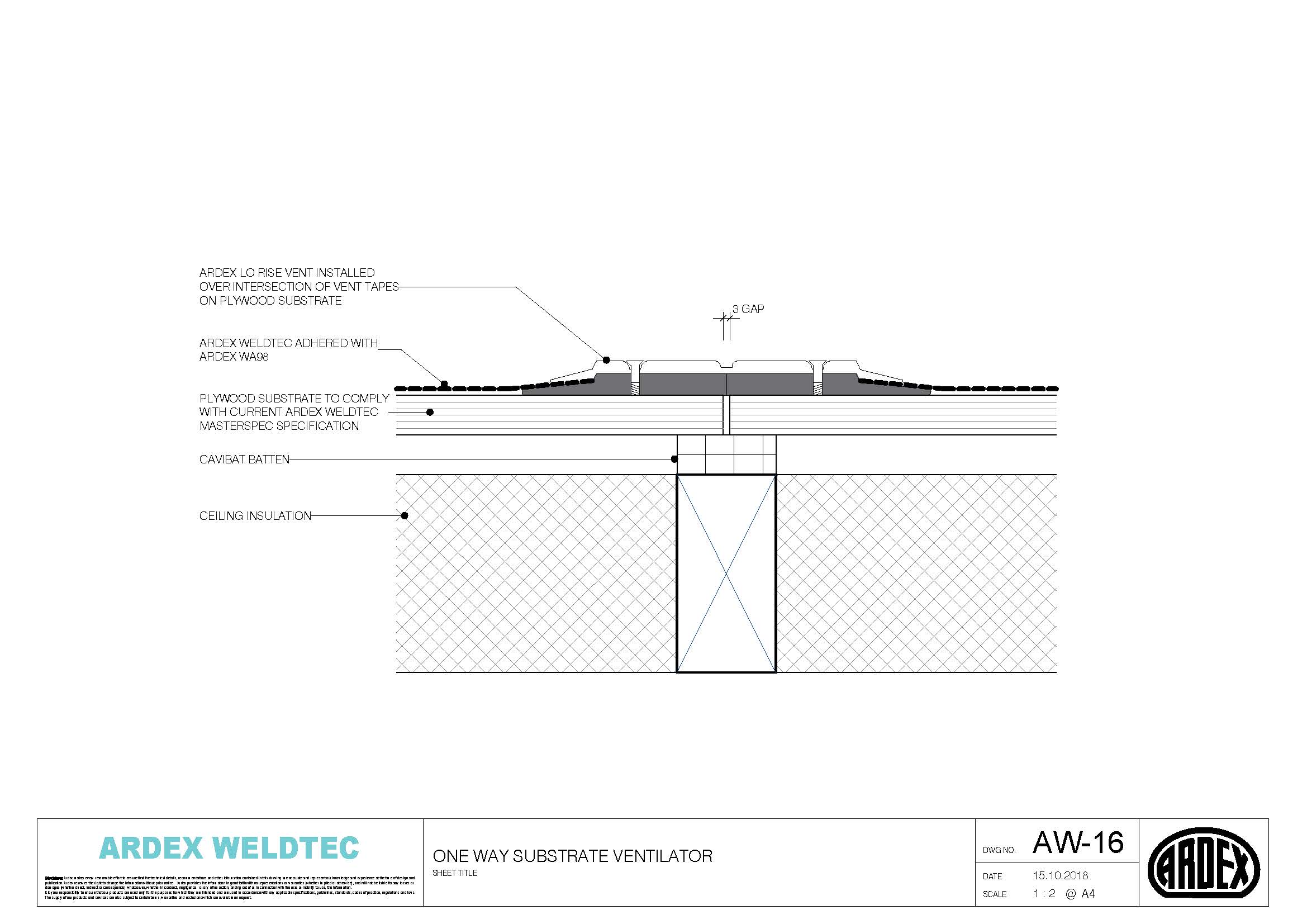 Weldtec one way substrate ventilator