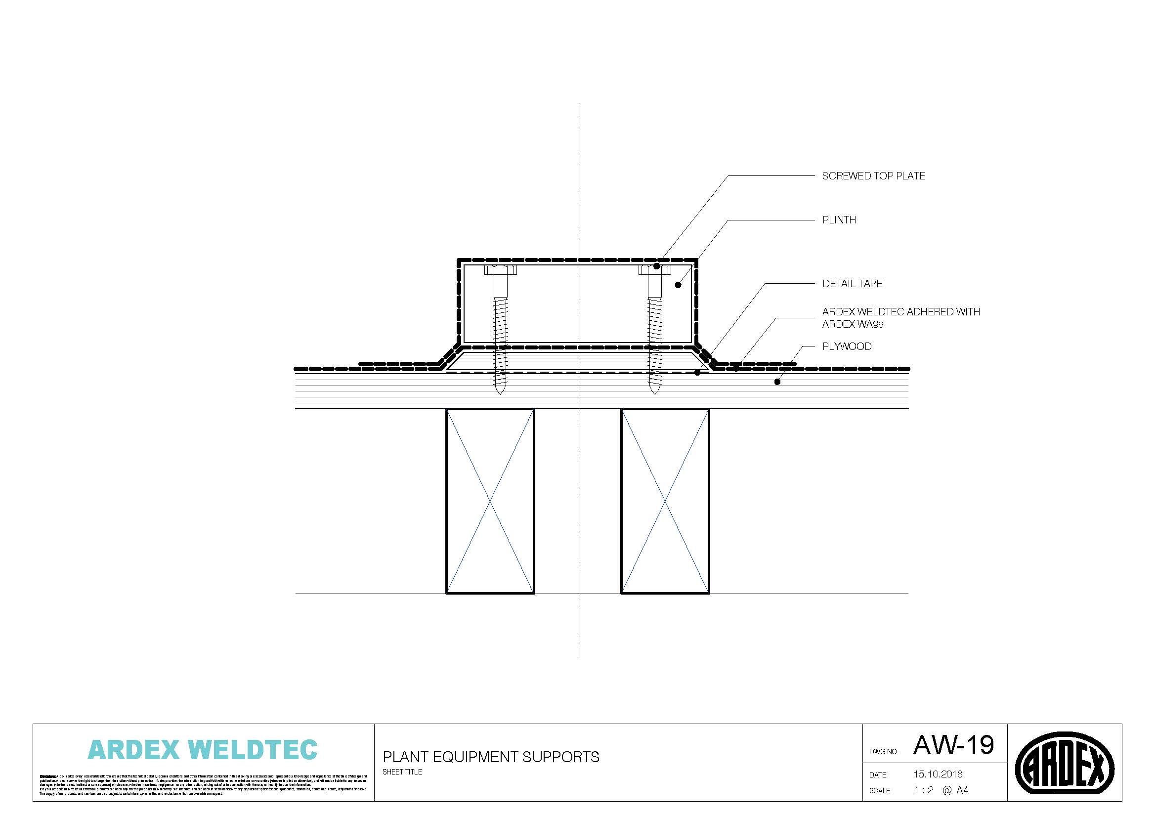 Weldtec plant equipment supports