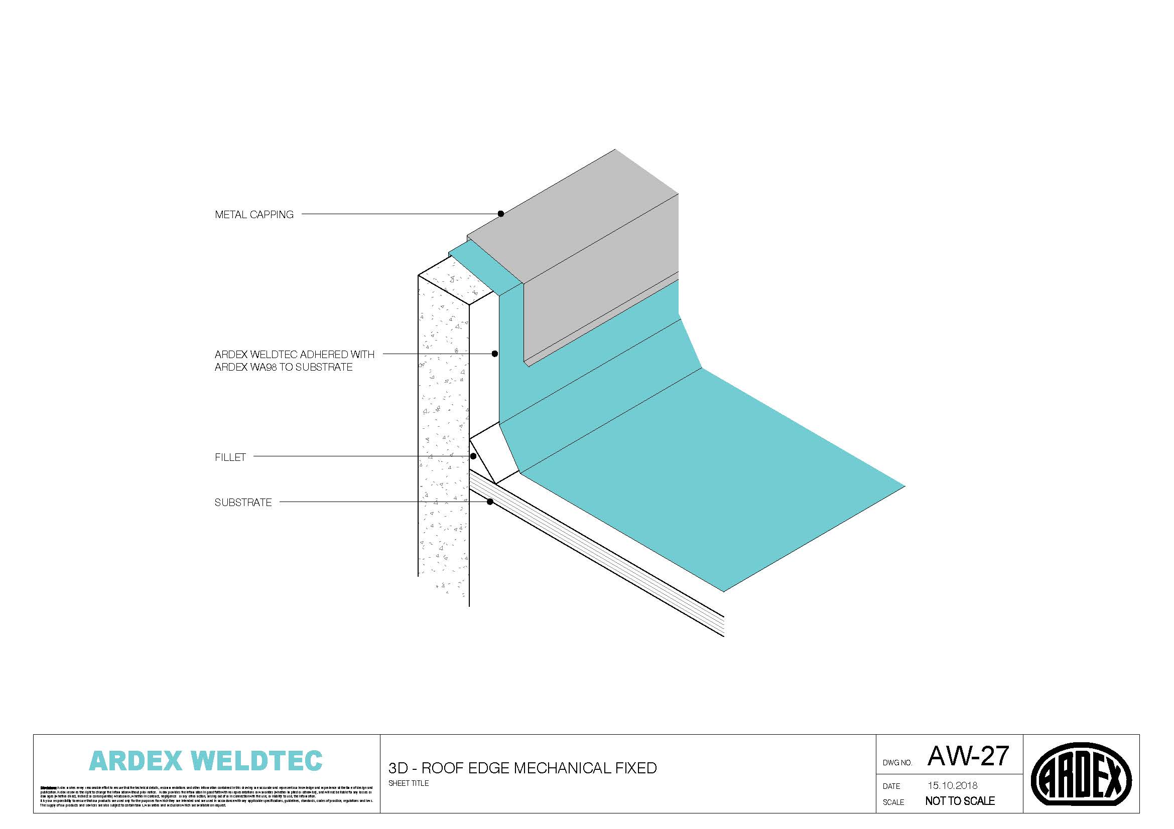 Weldtec Roof Edge Mechanical Fixed