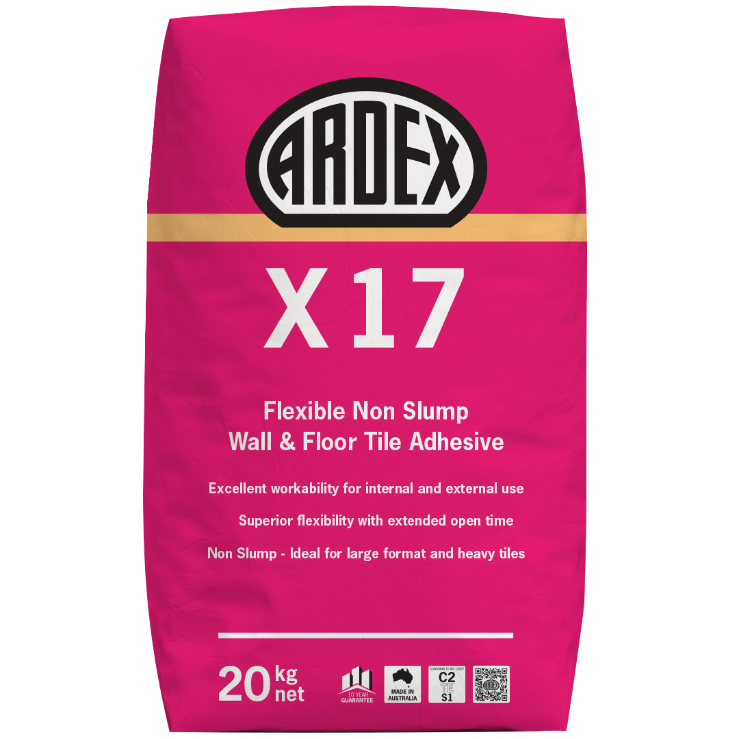 ARDEX X 17 - Flexible, Non-Slump Tile Adhesive - ARDEX New Zealand